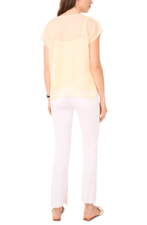 Halogenr Halogen(r) Sheer Stripe Popover Top