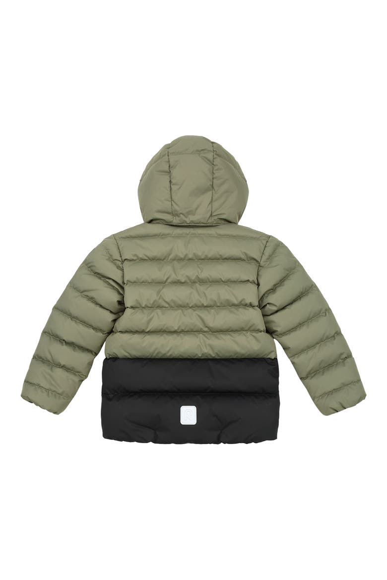 Kids' Amund Down Water Repellent Hooded Jacket, Alternate, color, GREYISH GREEN