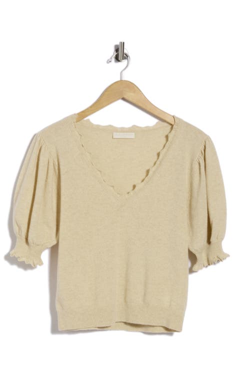 Polline Mongolian Cashmere Short Sleeve Sweater