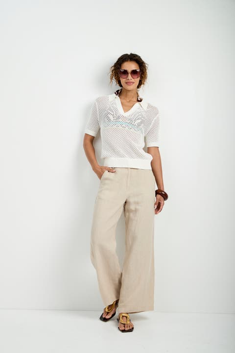 Jadelyn Mesh Polo