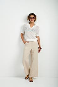 Trina Turk Jadelyn Mesh Polo