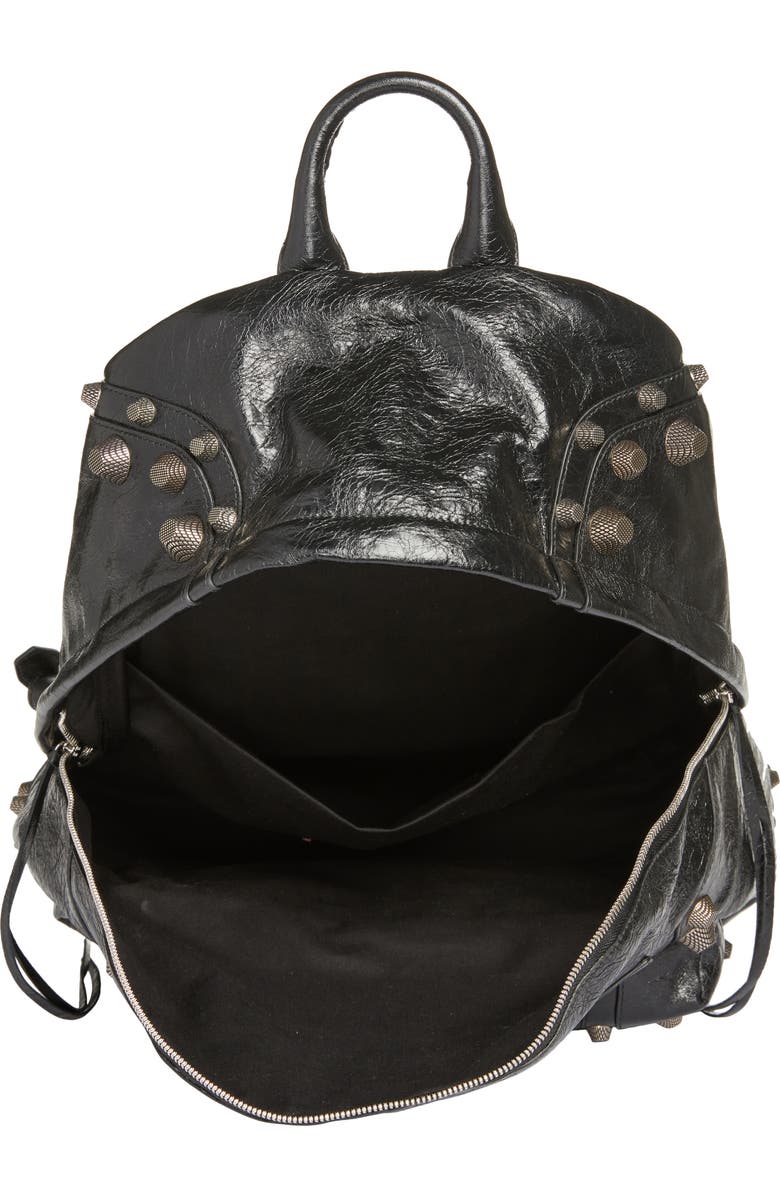Balenciaga Medium Le Cagole Leather Backpack, Alternate, color,