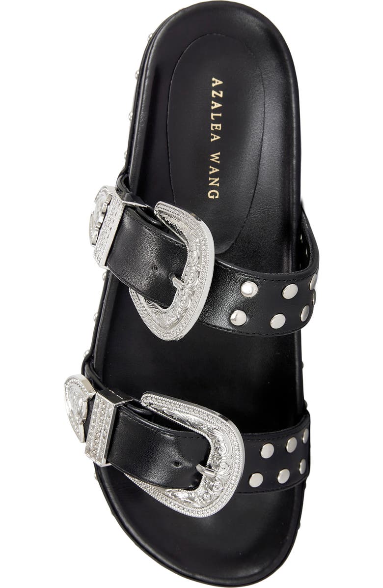 AZALEA WANG Tegan Studded Two-Strap Sandal, Alternate, color,