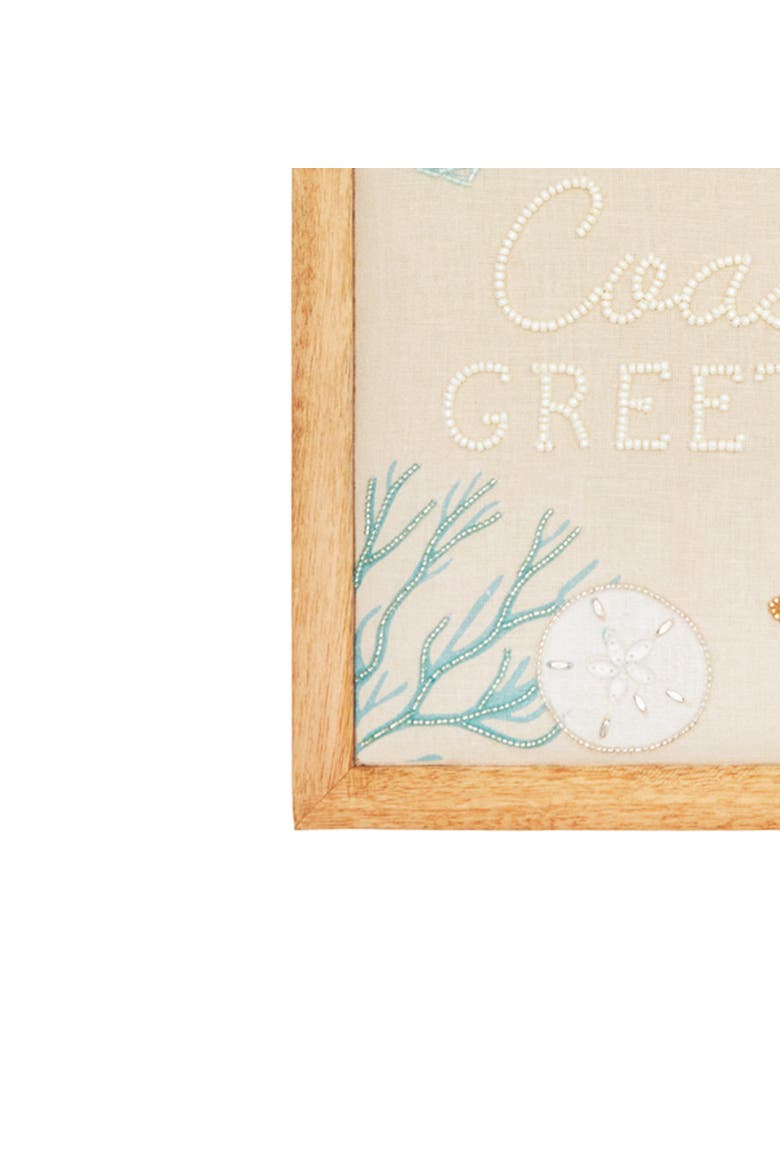 Coastal Greetings Shadow Box 12", Alternate, color, Beige