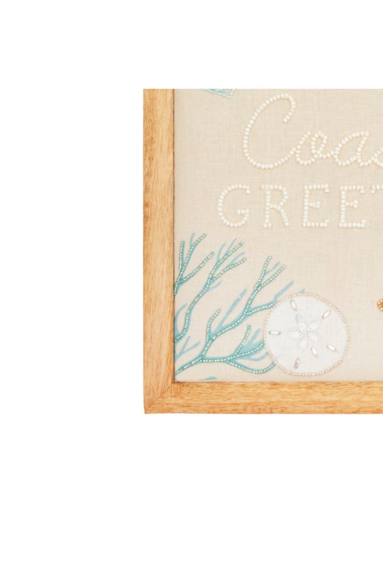 Gallerie II Coastal Greetings Shadow Box 12", Alternate, color, Beige