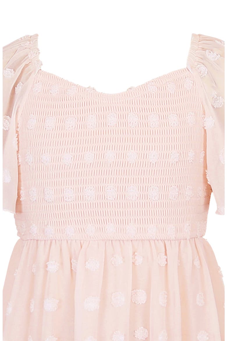Kids' Embellished Babydoll Dress, Alternate, color, BLUSH