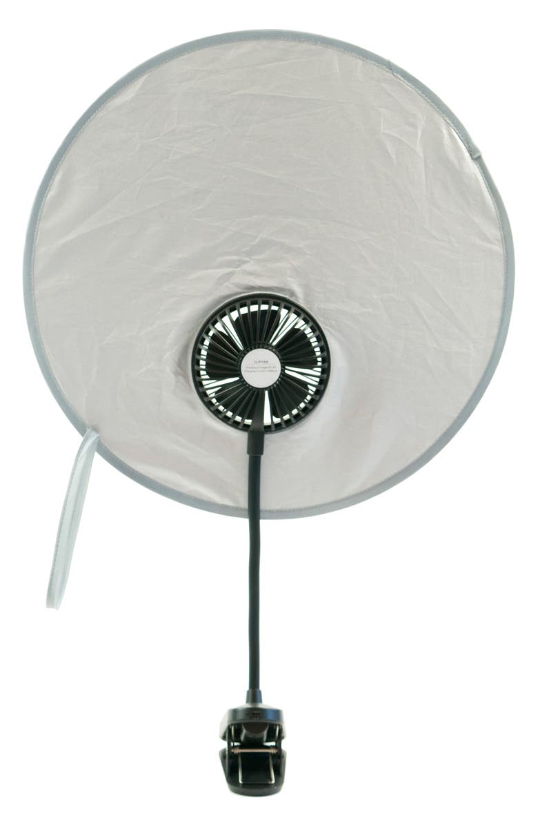 BuggyGear Coolshade Stroller Visor Fan, Alternate, color, Black