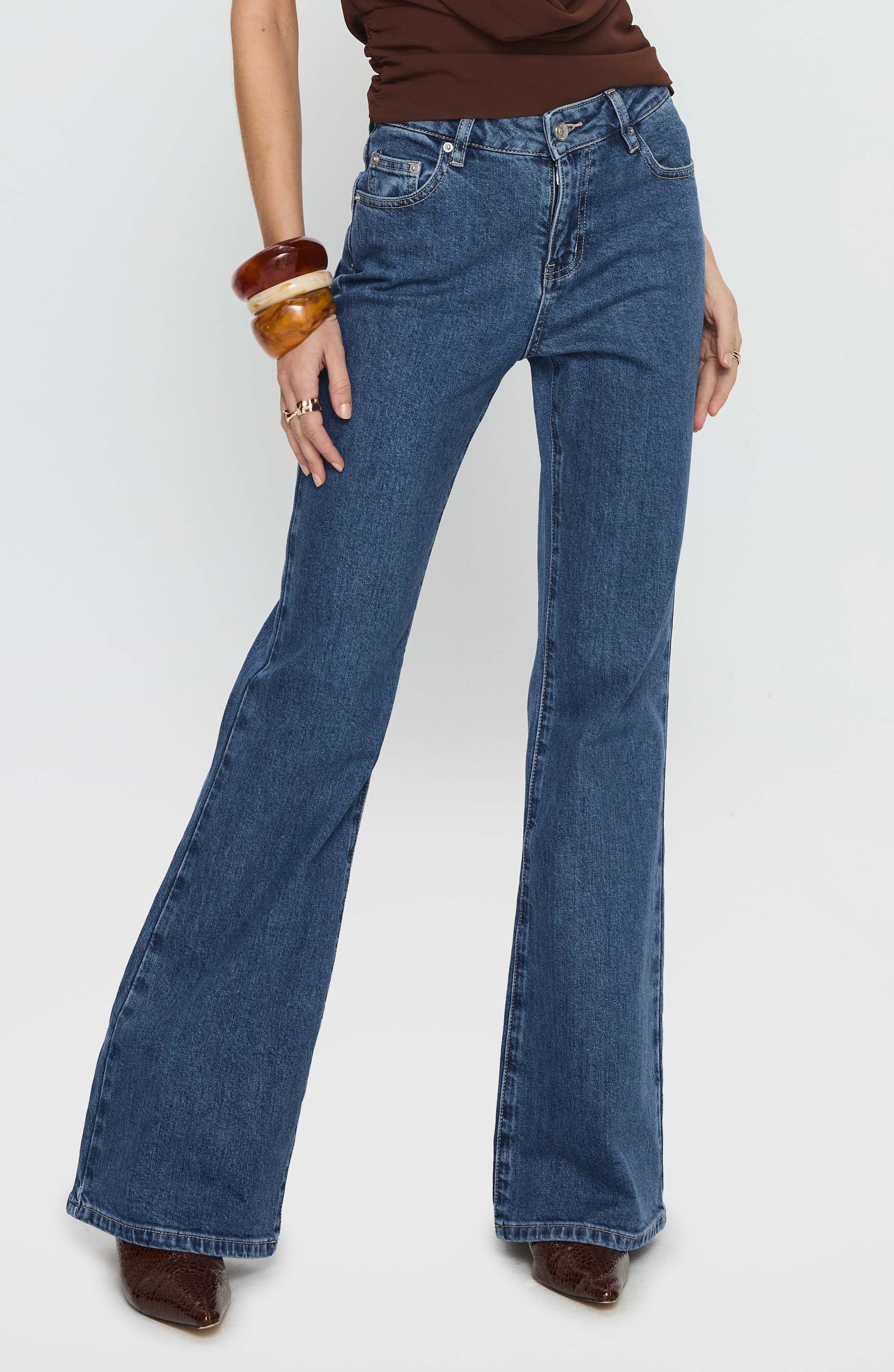 Magic Mirror Mid Rise Bootcut Jeans