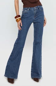 Princess Polly Magic Mirror Mid Rise Bootcut Jeans