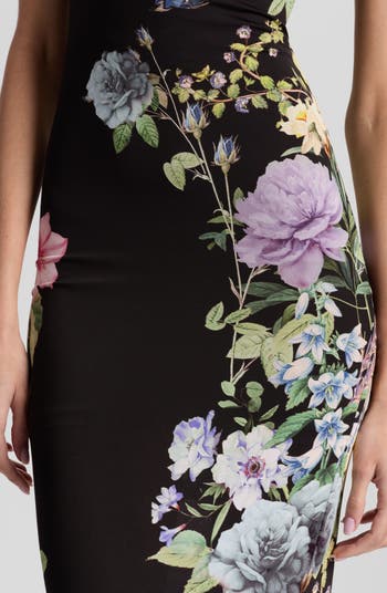 Fifi Floral Column Maxi Dress
