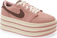 Nike Air Jordan 1 Triple Platform Basketball Sneaker