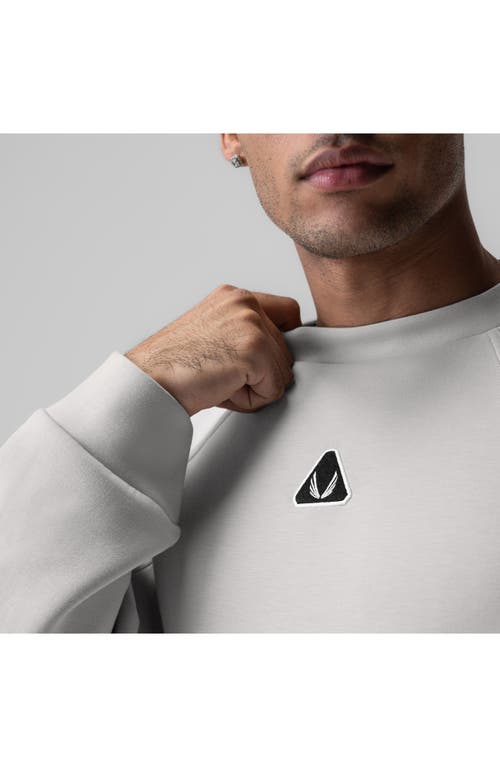 Asrv Dri-core Oversize Crewneck Sweatshirt In Gray