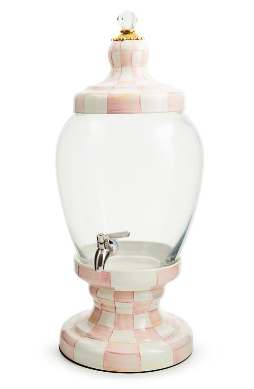 Mackenzie-childs Mackenzie Childs Rosy Check® Beverage Dispenser In Pink