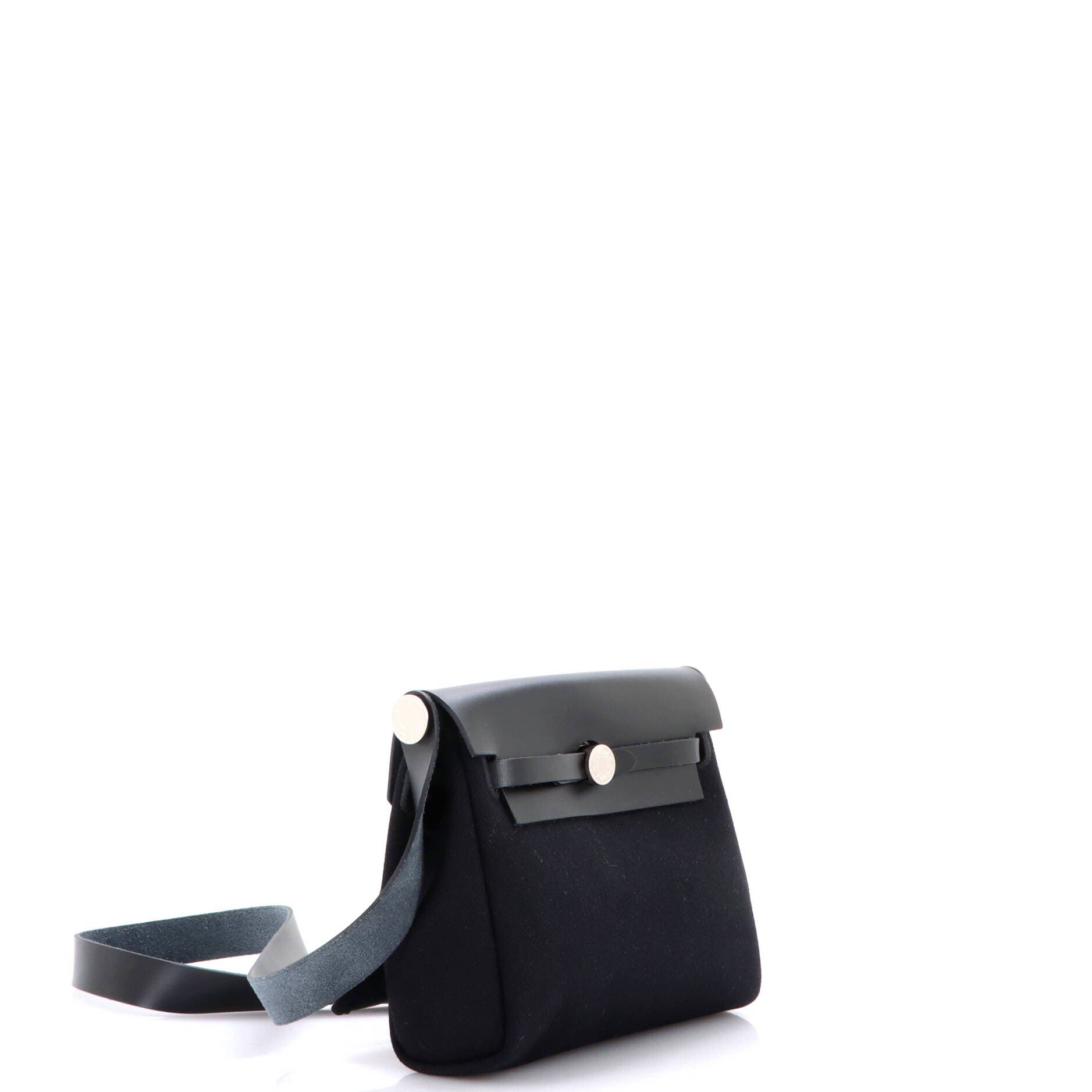 Herbag Zip Toile and Leather 20, Alternate, color, Black