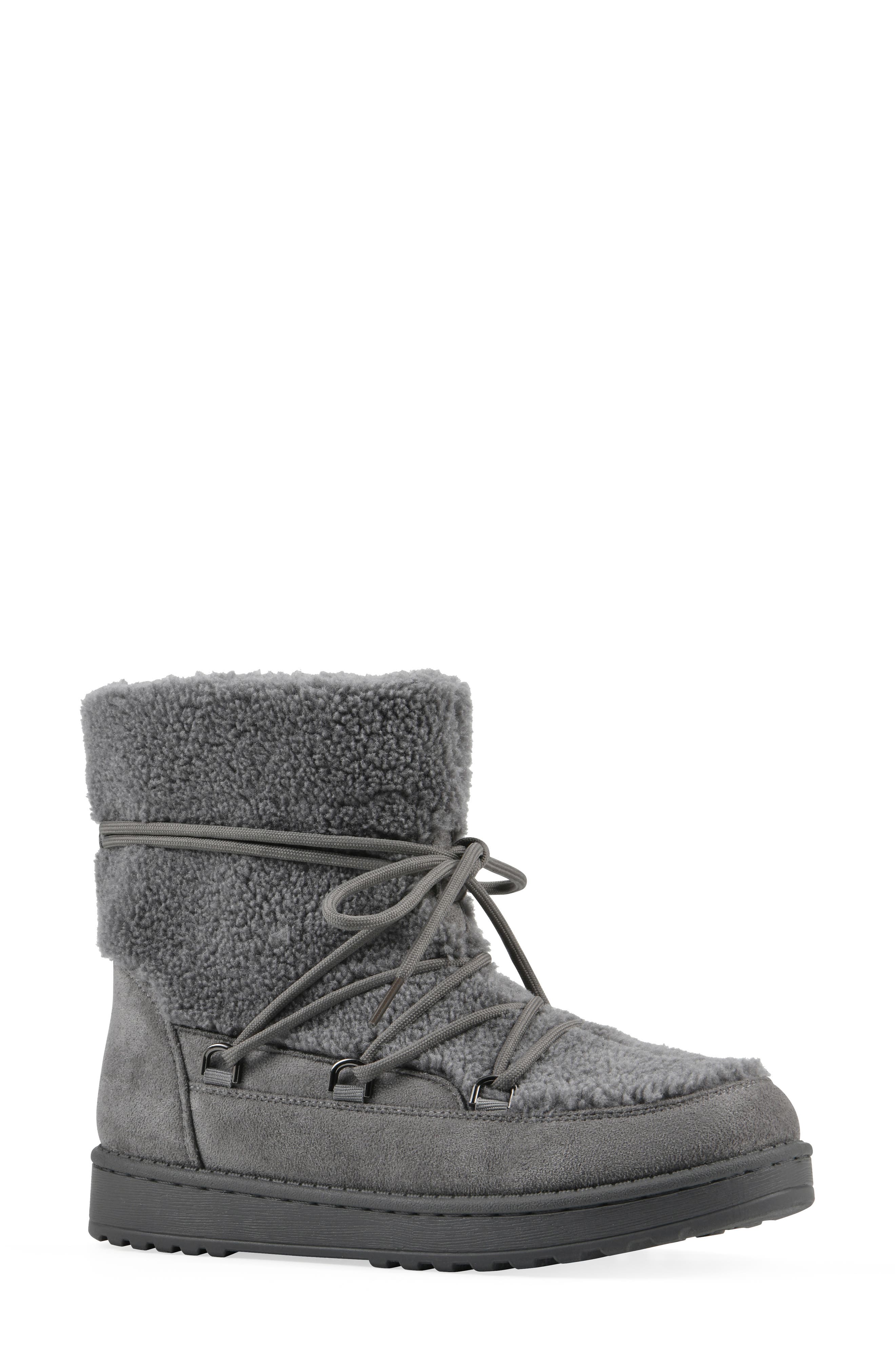 White Mountain Footwear Isador Faux Shearling Bootie