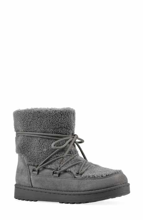 White Mountain Footwear Isador Faux Shearling Bootie