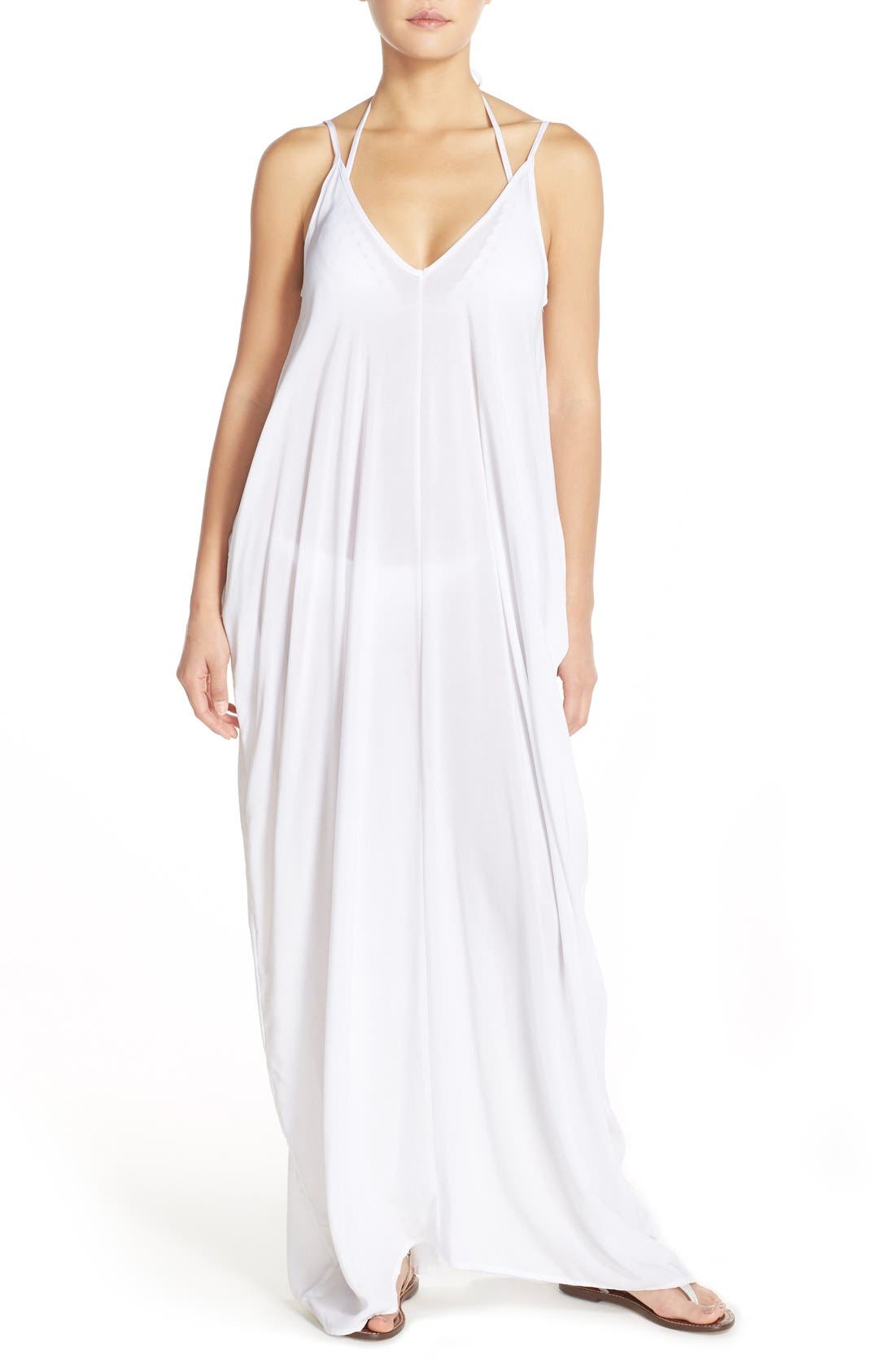 Elan V-Back Cover-Up Maxi Dress