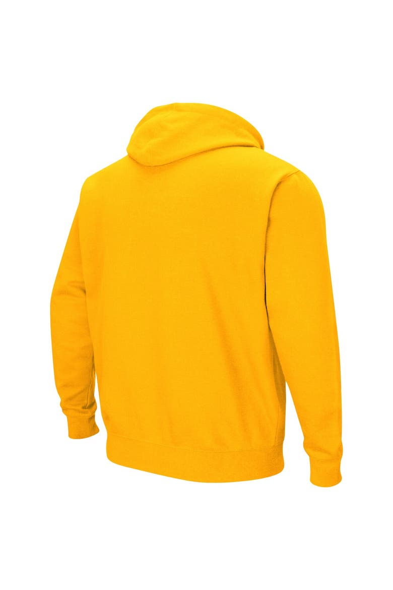 Men's Colosseum Gold Southern Miss Golden Eagles Arch and Logo Pullover Hoodie, Alternate, color, Gold
