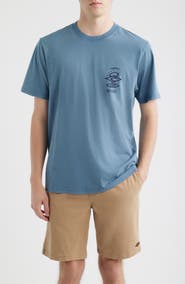 Rip Curl Search Icon Organic Cotton Graphic T-Shirt