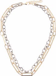 Juvell Two-Tone Layered Necklace