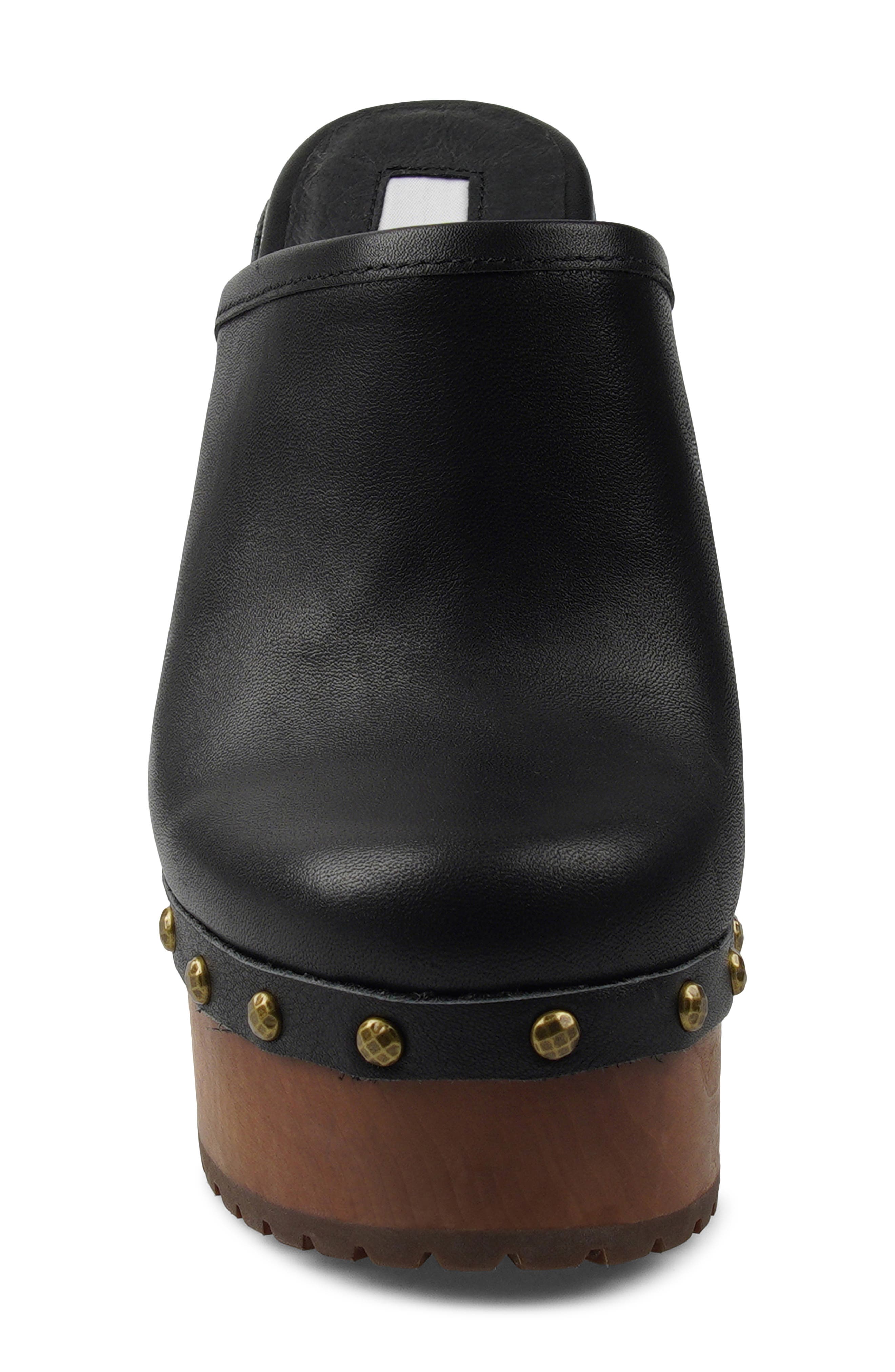 ZIGI Dealio Platform Clog, Alternate, color, Black