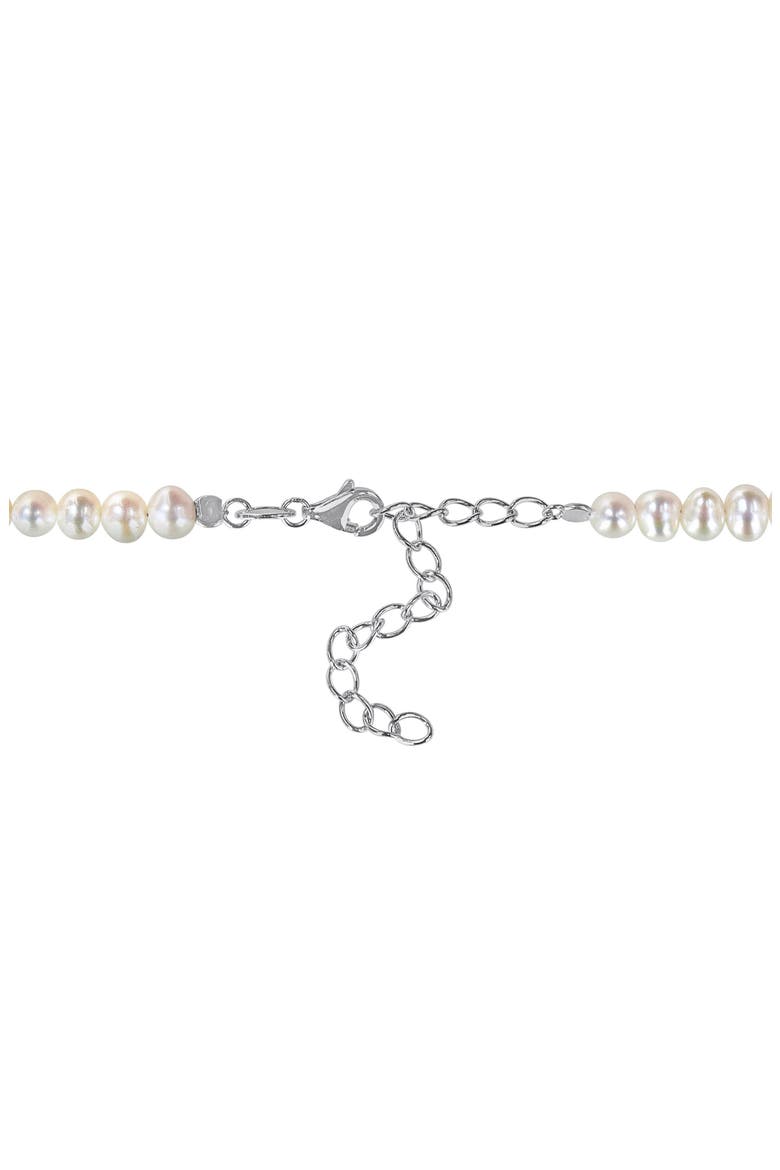 Cultured Freshwater Pearl Necklace, Alternate, color, WHITE