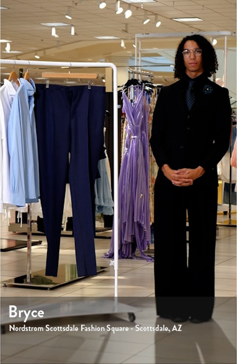 Flat Front Solid Wool Trousers, sales video thumbnail