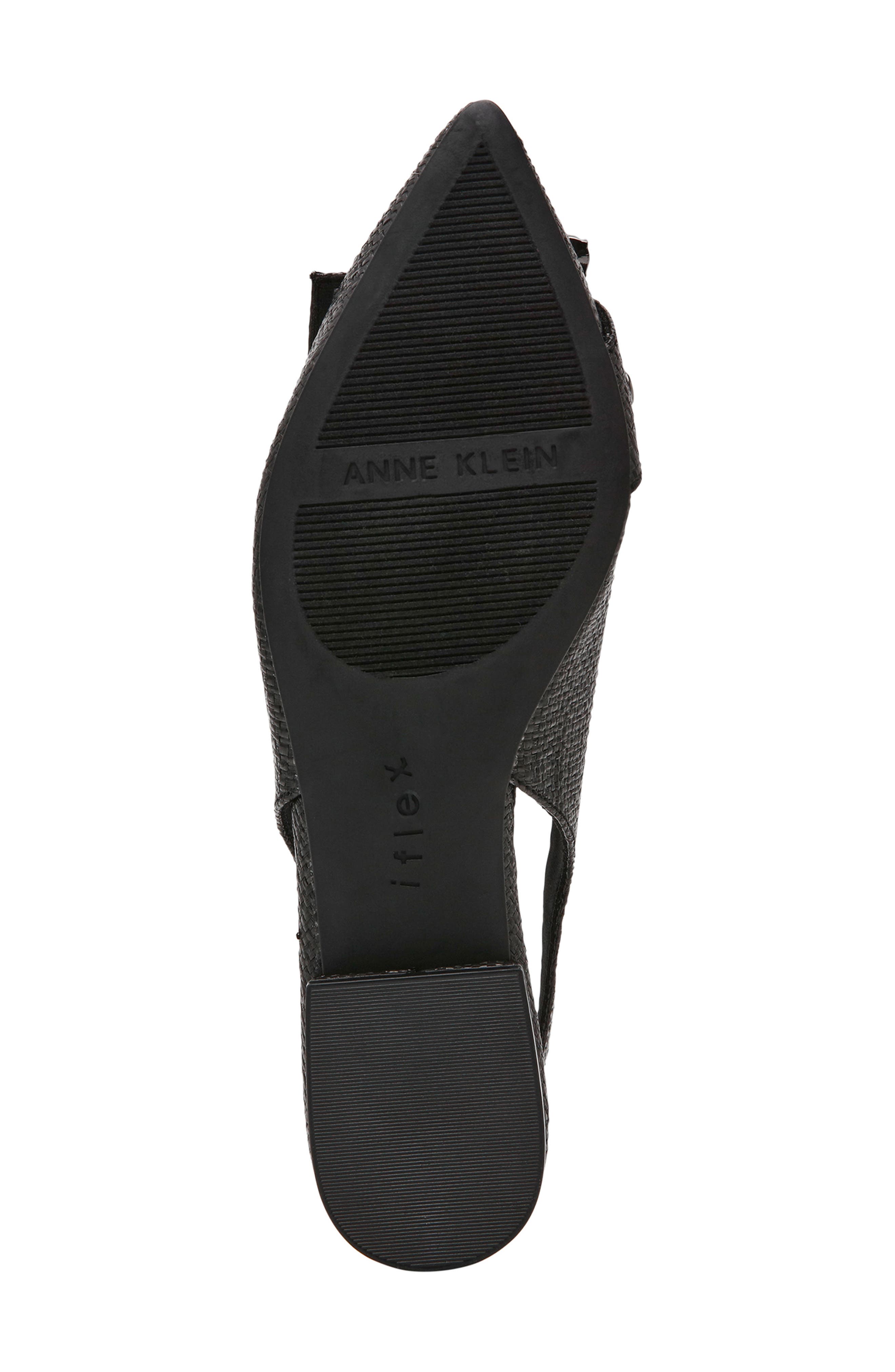 Anne Klein Kenni Pointed Toe Slingback Flat, Alternate, color, 