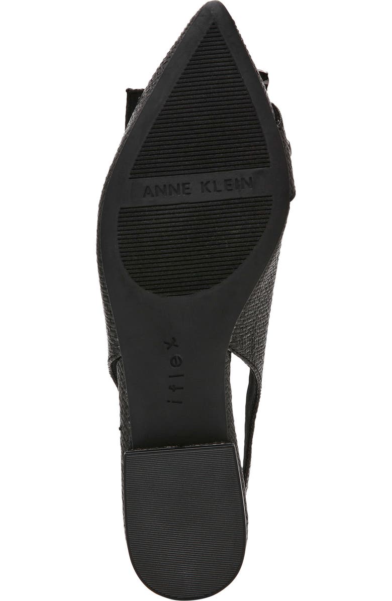 Anne Klein Kenni Pointed Toe Slingback Flat, Alternate, color,