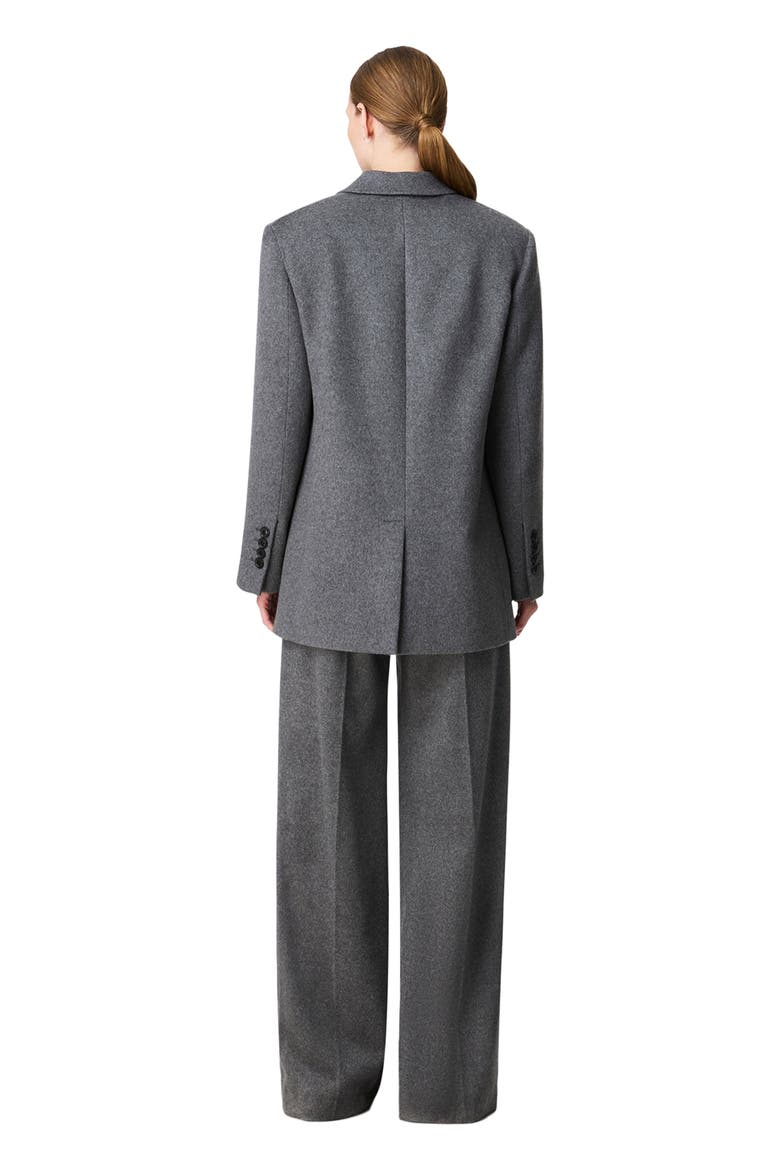Tailored Cashmere Jacket, Alternate, color, Medium Melange Grey