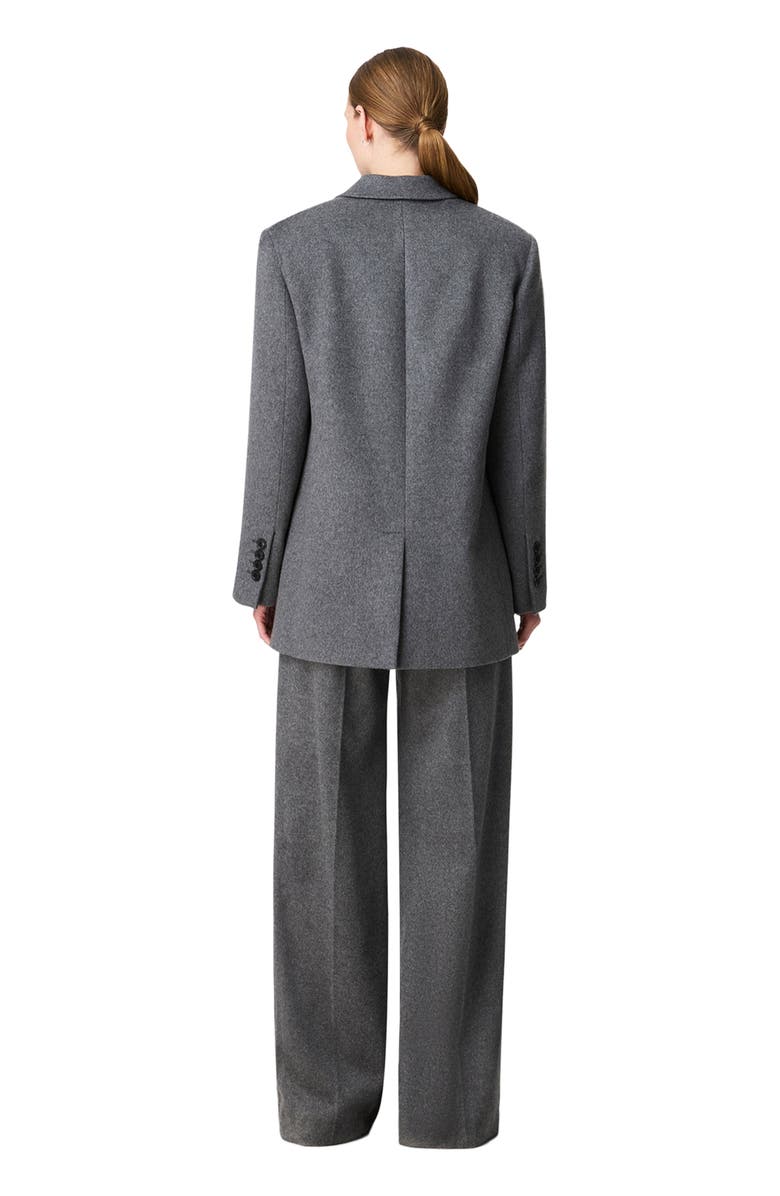 Another Tomorrow Tailored Cashmere Jacket, Alternate, color, Medium Melange Grey