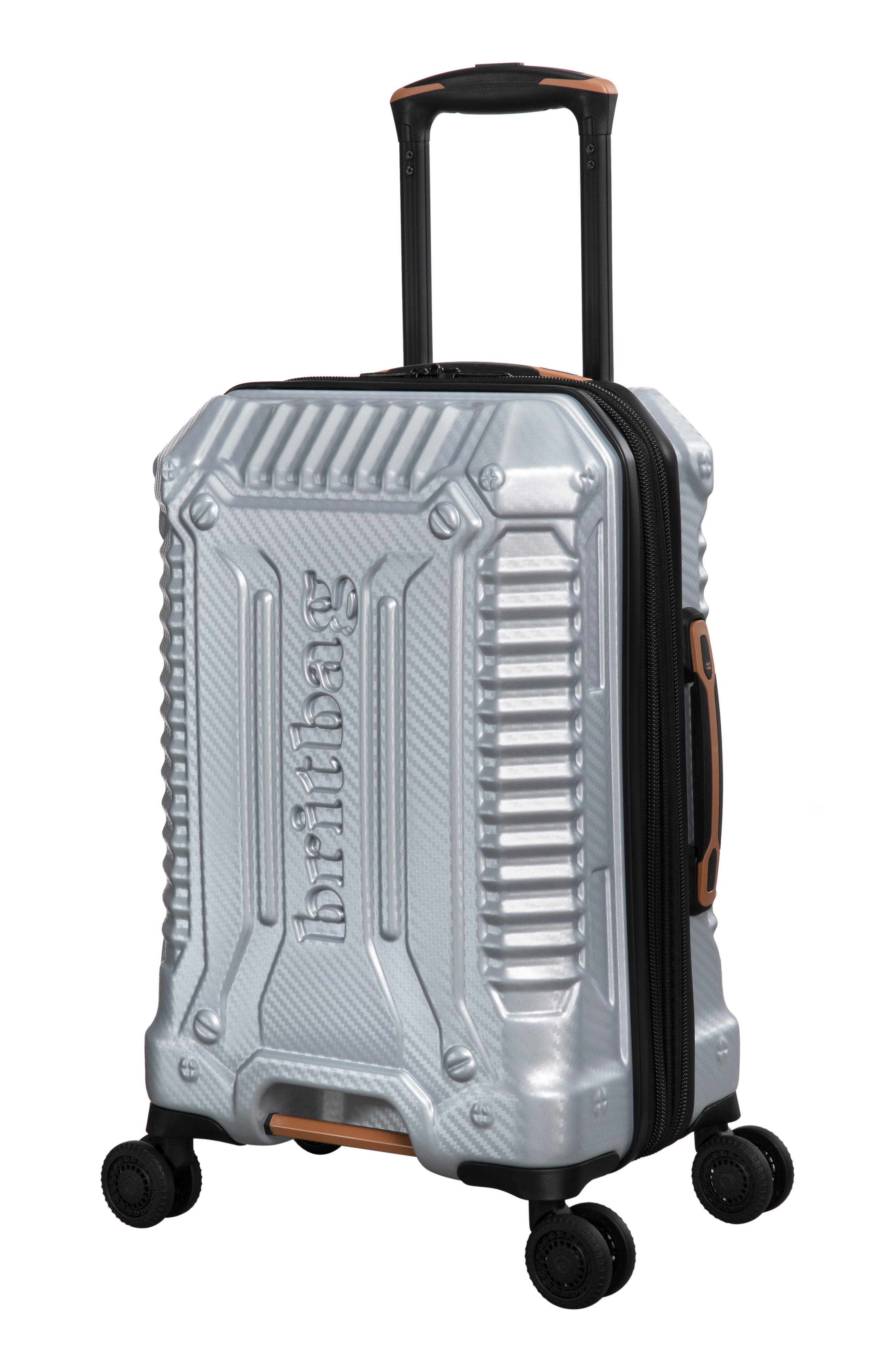 Britbag Annamite 21-Inch Hardside Carry-On Luggage, Main, color, Silver