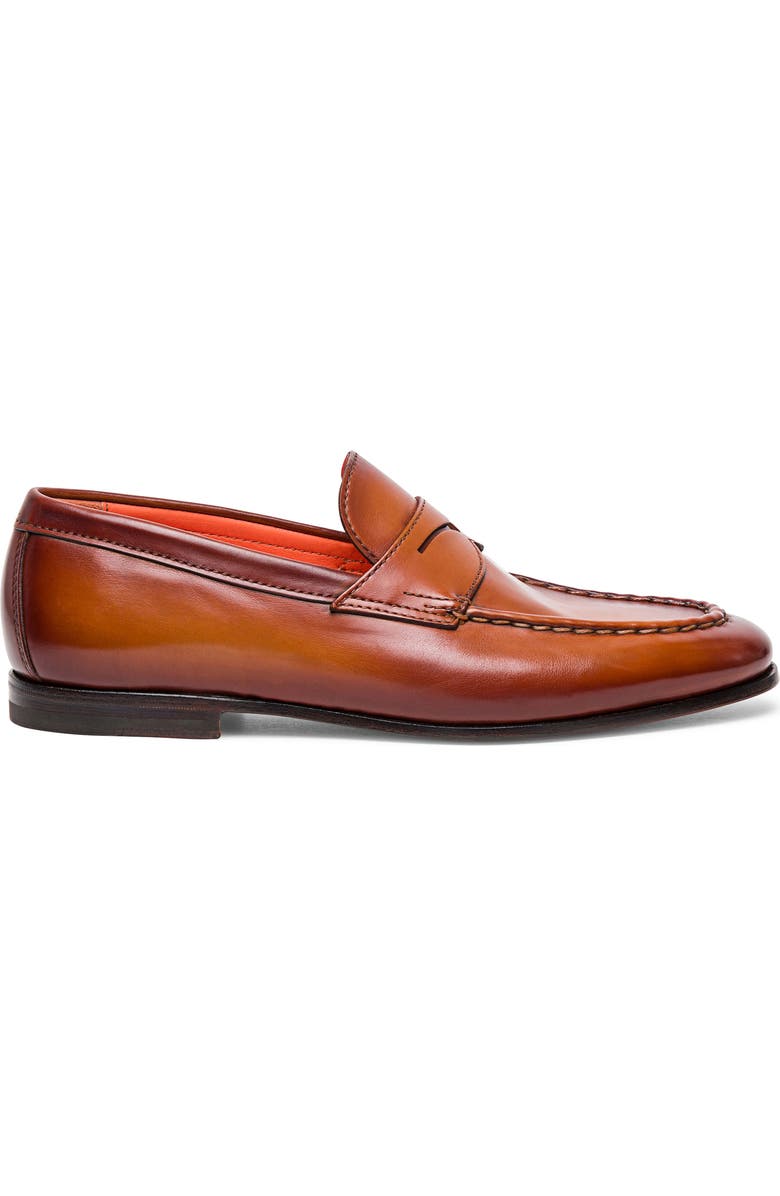 Santoni Door Penny Loafer, Alternate, color,
