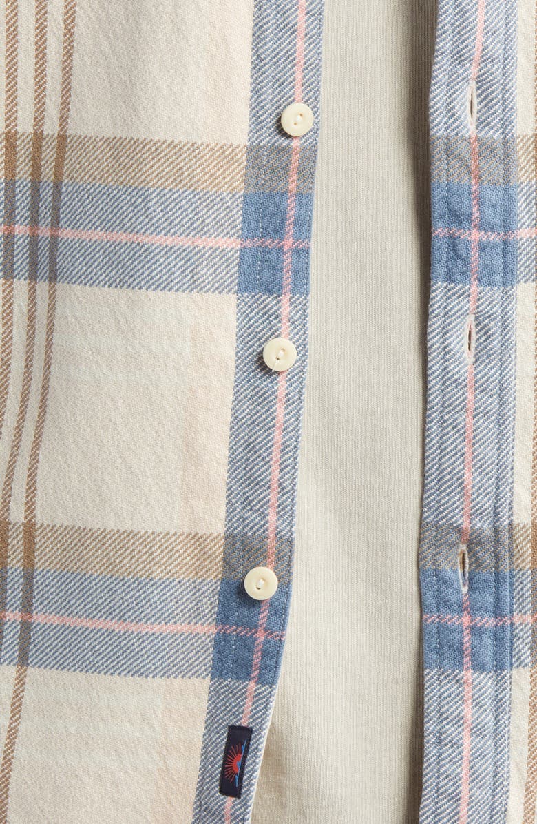 Faherty The Surf Organic Cotton Flannel Button-Up Shirt, Alternate, color,