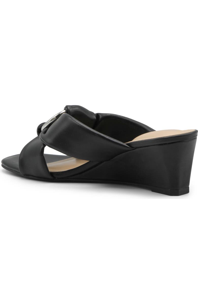 Adrienne Vittadini Arland Wedge Slide Sandal, Alternate, color, Black Mesh