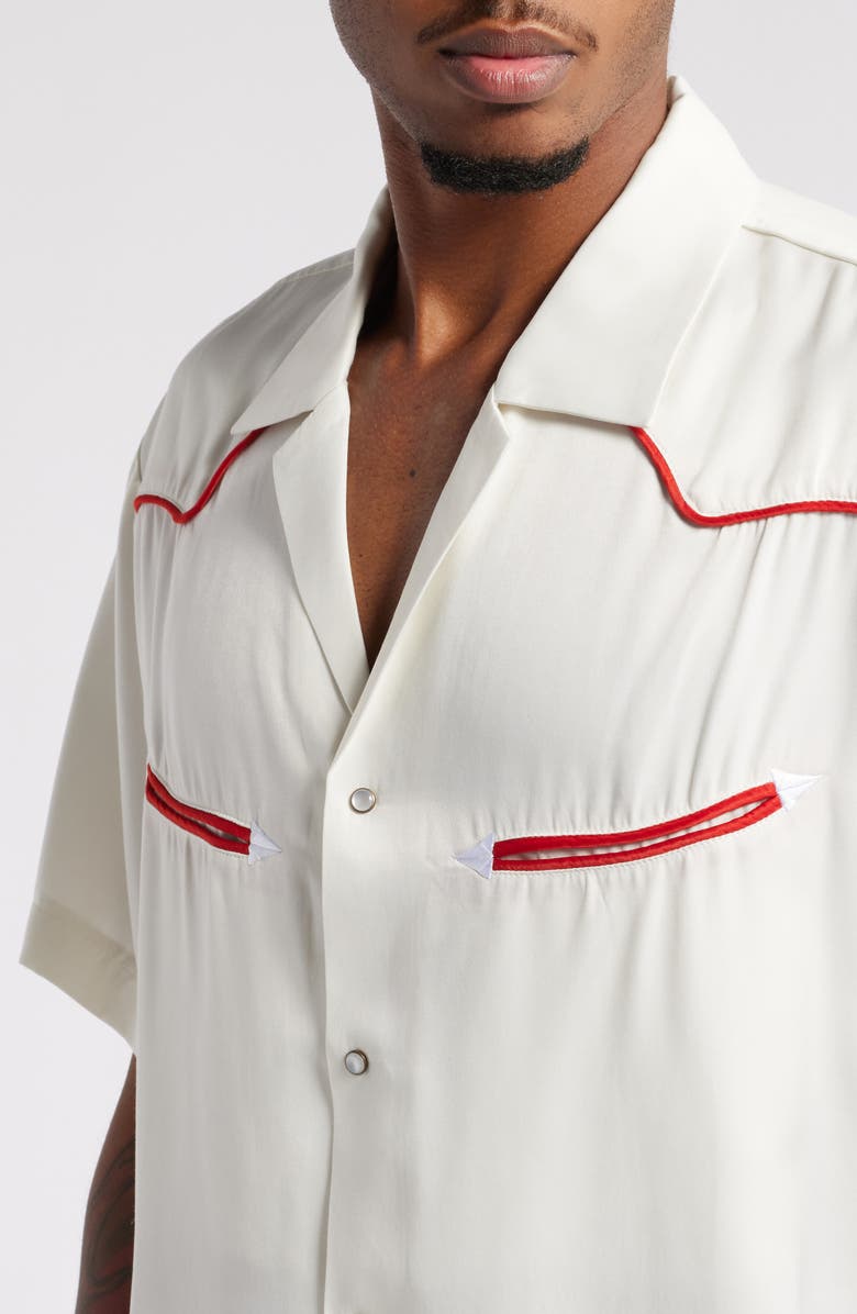 Elwood Western Camp Shirt, Alternate, color, Lotus