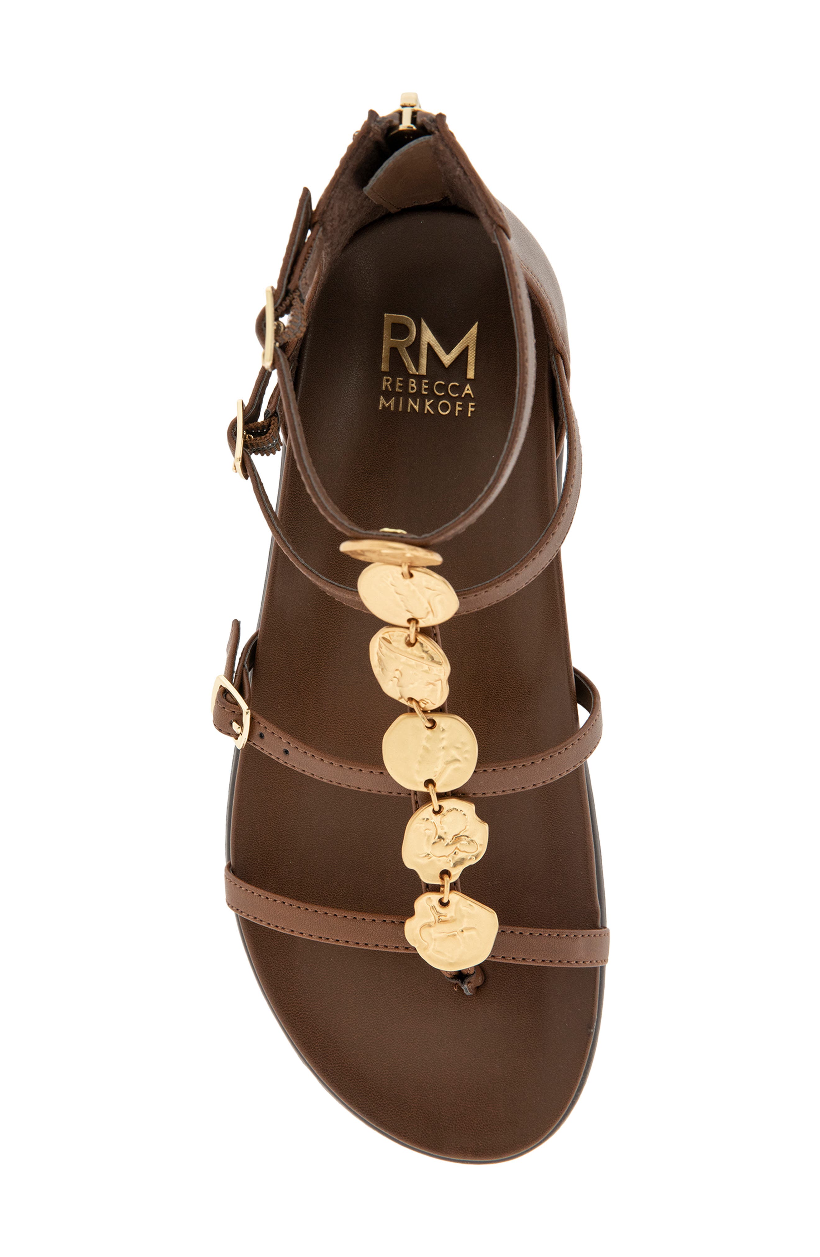 Hadley Cage Sandal, Alternate, color, DARK BROWN