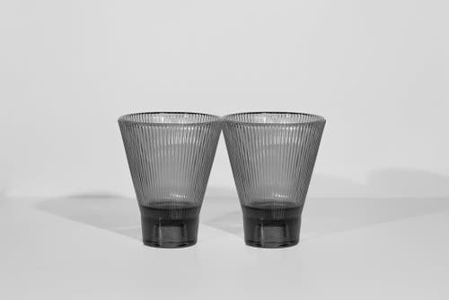 Ozaiz Zai Glass Tumbler In Gray