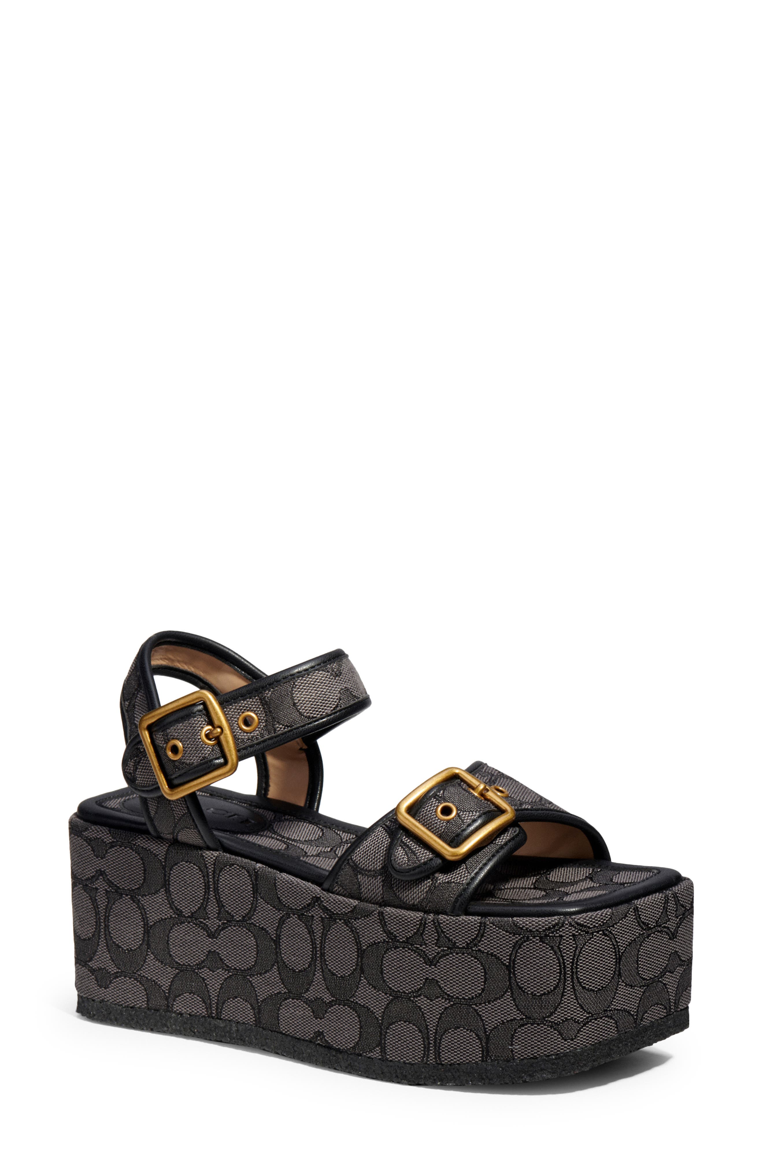 COACH Naomi Platform Sandal, Main, color, 