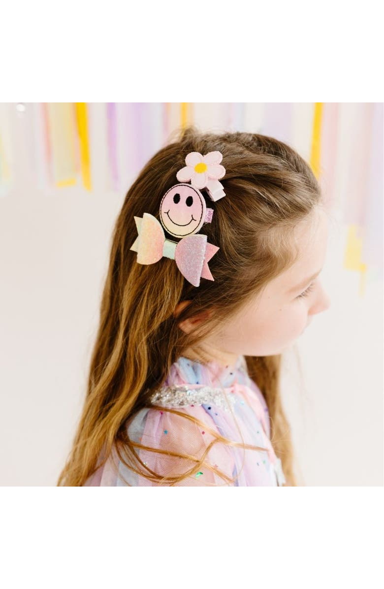 Sweet Wink Good Vibes Clip Set, Alternate, color, Pink