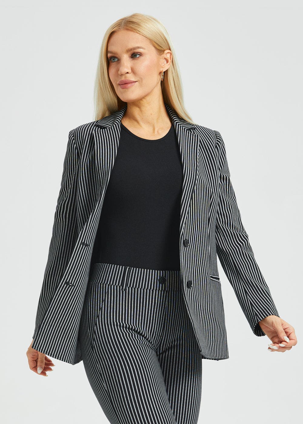 Classic Blazer Stretch Ponte - image 3