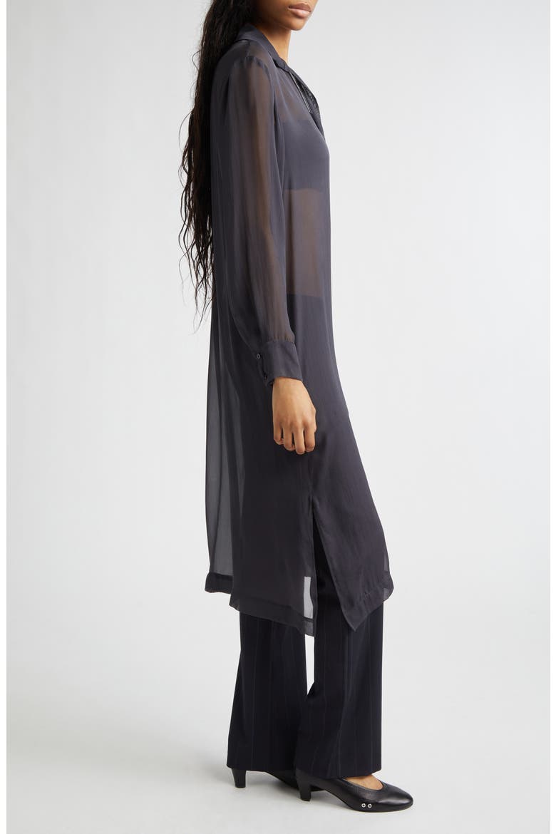 Sabre Silk Tunic Top, Alternate, color, GREY