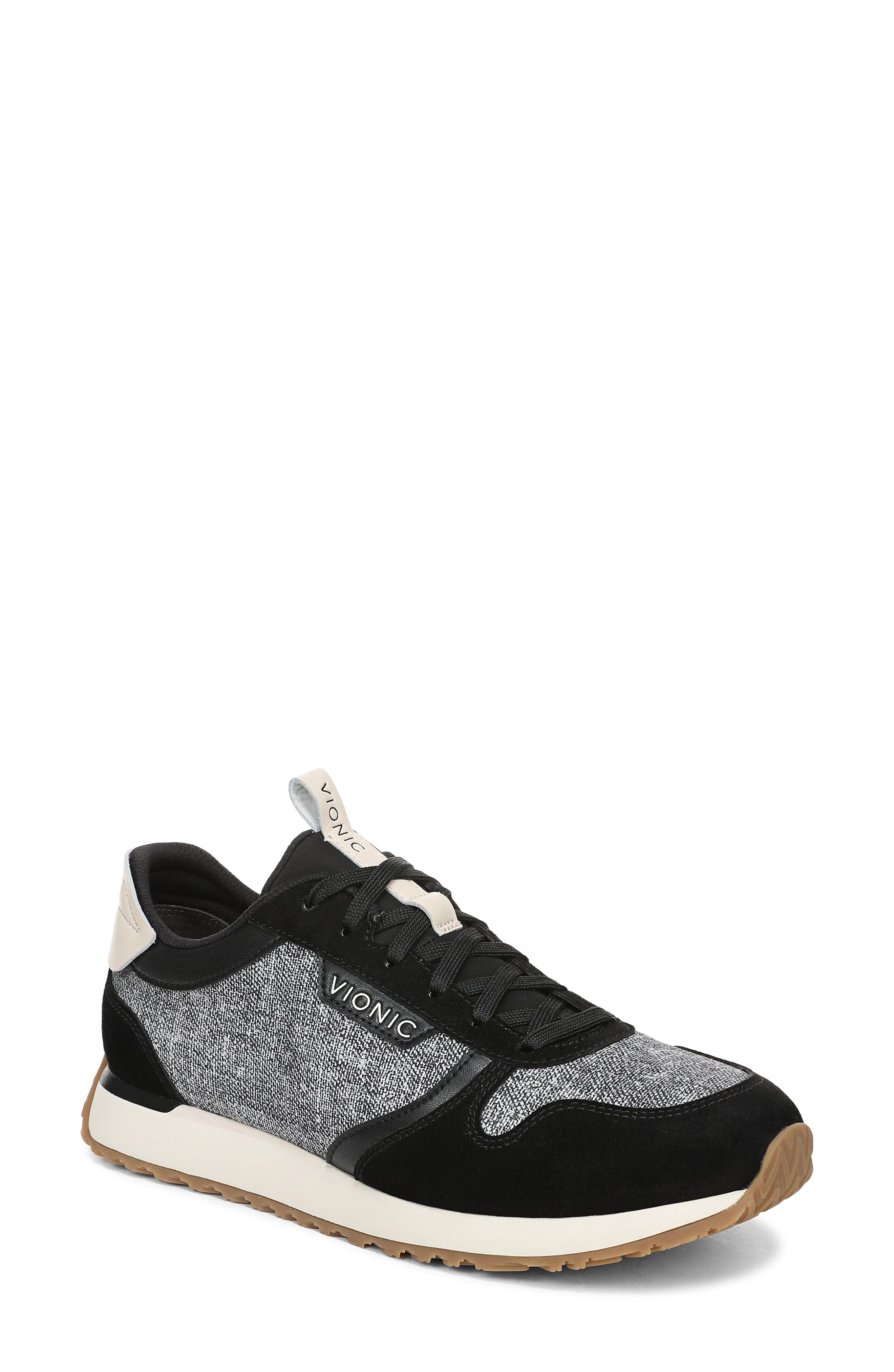 Vionic Monarch Sneaker, Main, color, Heathered Black