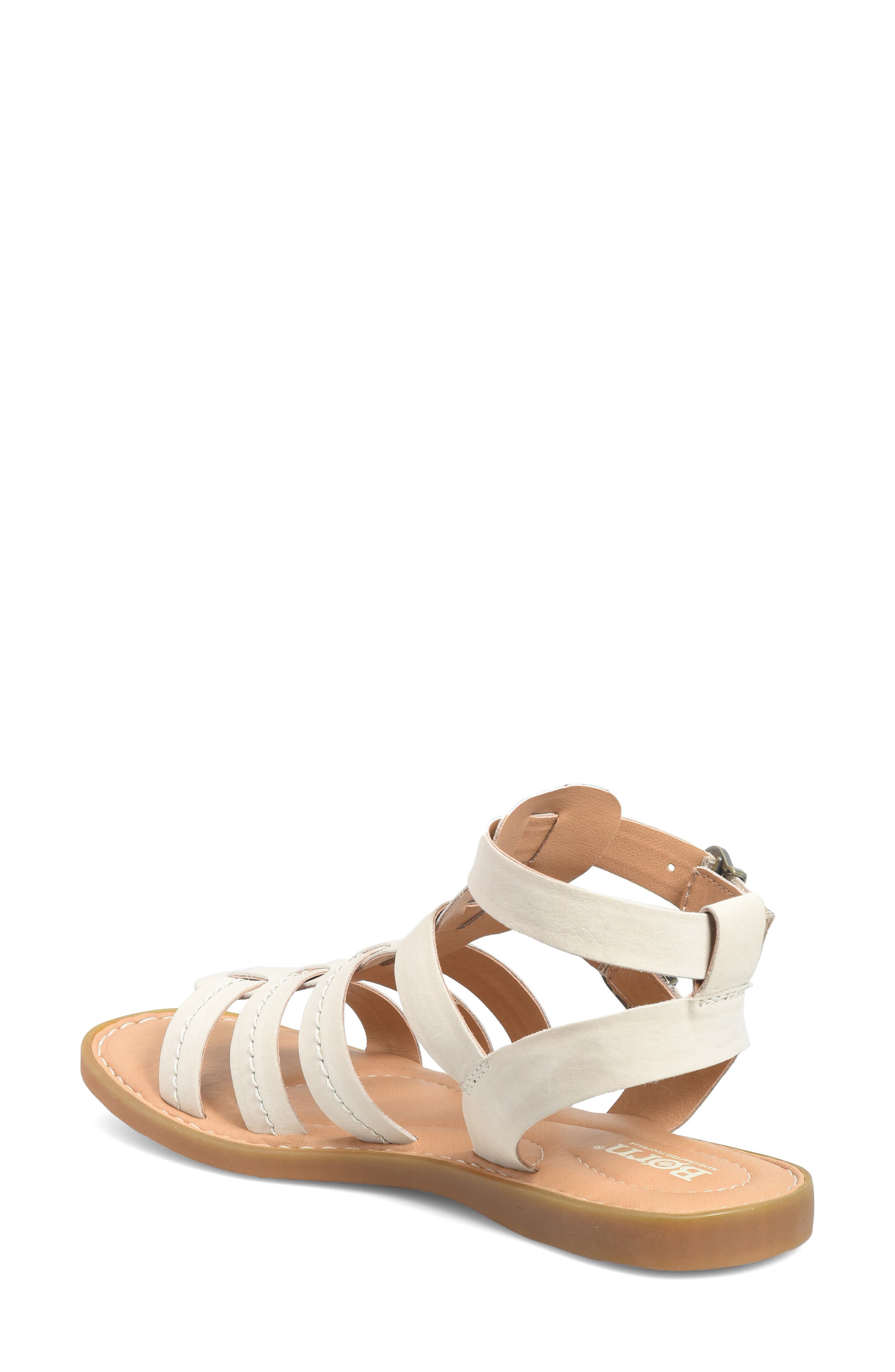 Iana Ankle Strap Sandal, Alternate, color, CREAM LEATHER