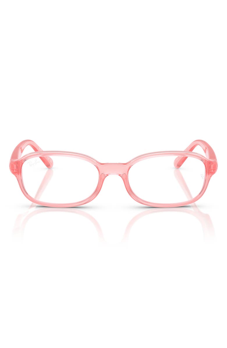 Ray-Ban Kids' 46mm Small Pillow Optical Glasses, Main, color, Pink