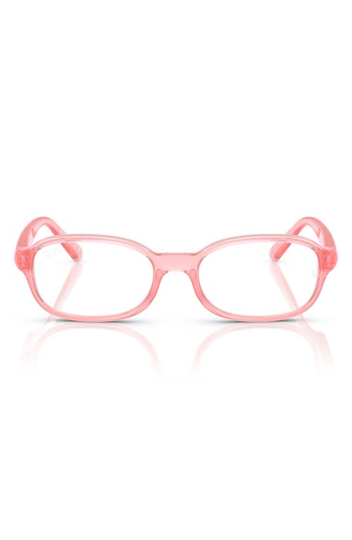 Shop Ray Ban Ray-ban Kids' 46mm Small Pillow Optical Glasses In Pink