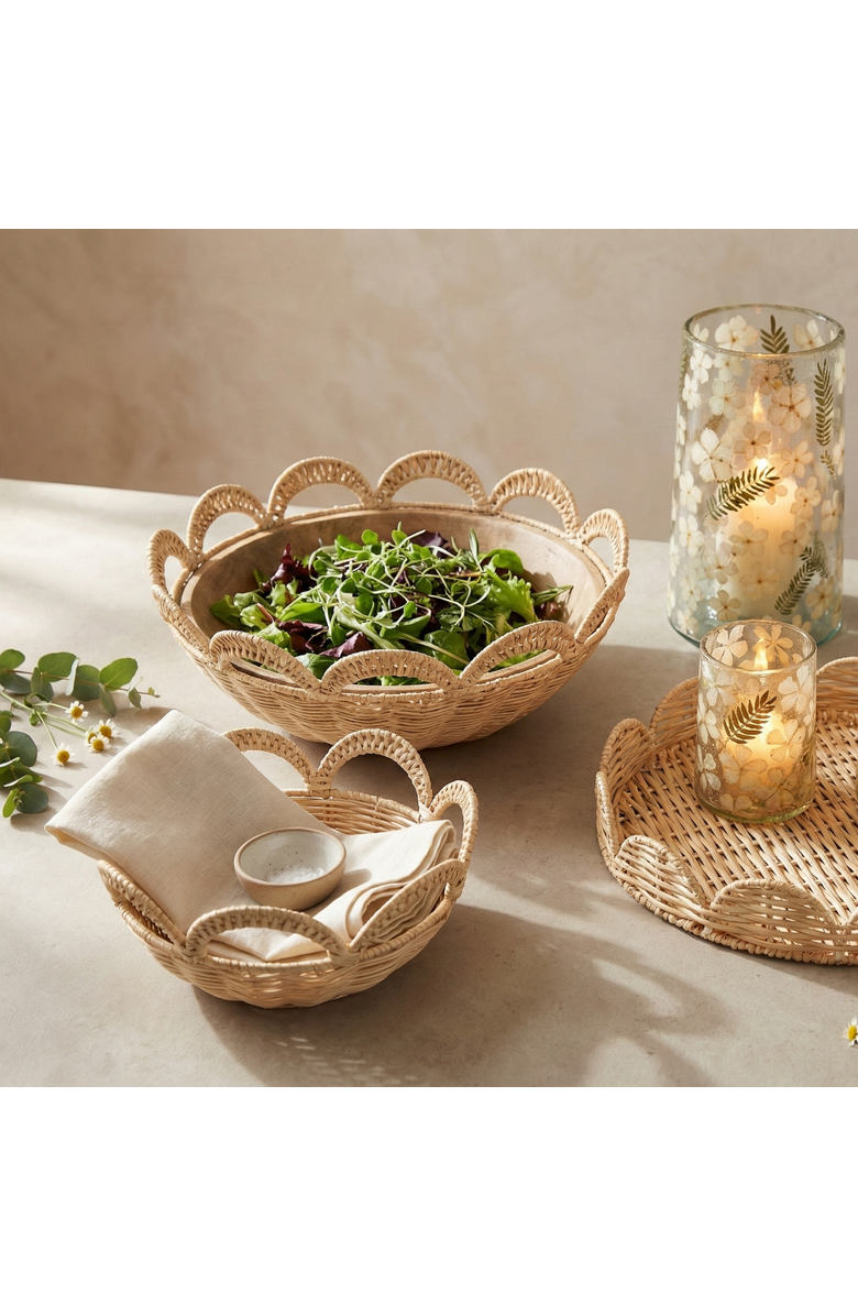 Be Home Ardena Bowl, Alternate, color, Beige