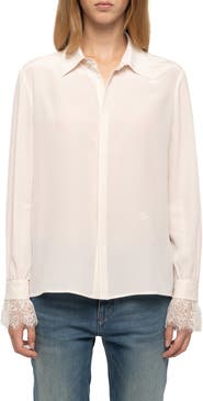 Zadig & Voltaire Thely Lace Silk Shirt
