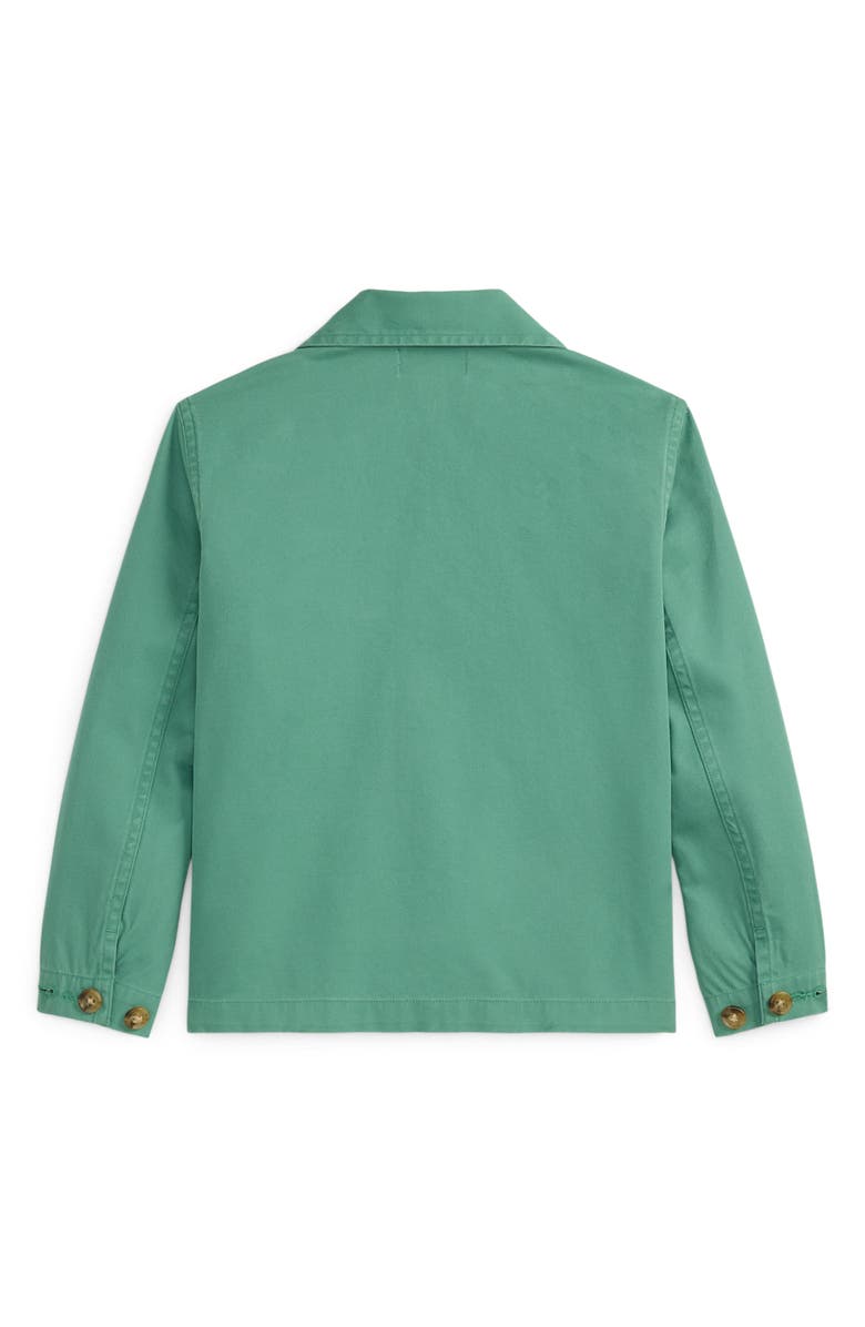Polo Ralph Lauren Kids' Chino Button-Up Chore Coat, Alternate, color, Bay Green
