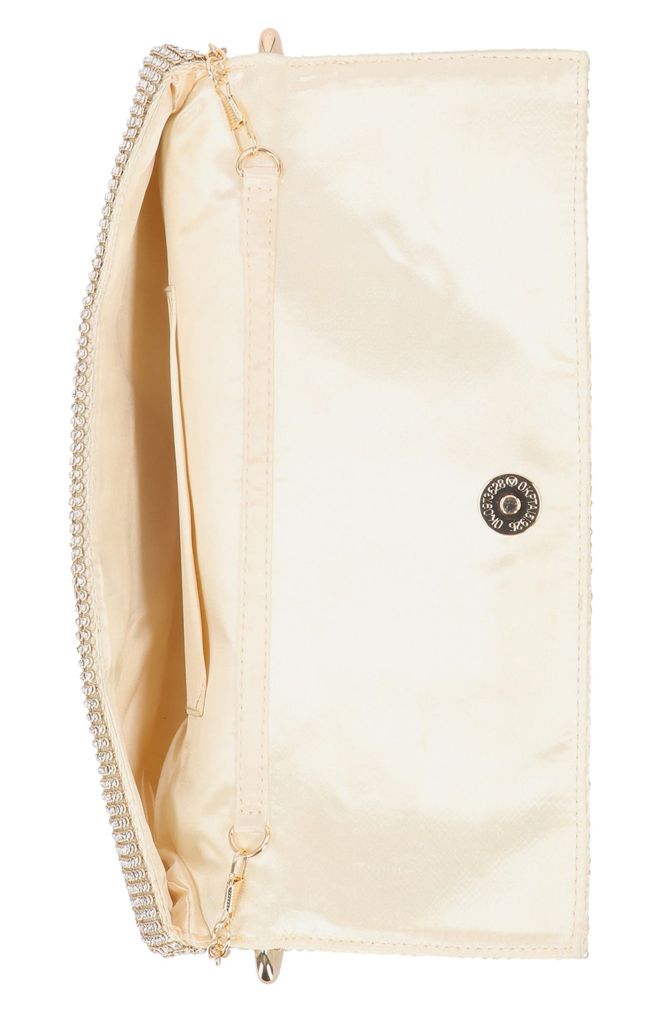 Isa Crystal Clutch, Alternate, color, 39N-LT GOLD